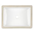 Signature Hardware White Undermount Bathroom Sink 