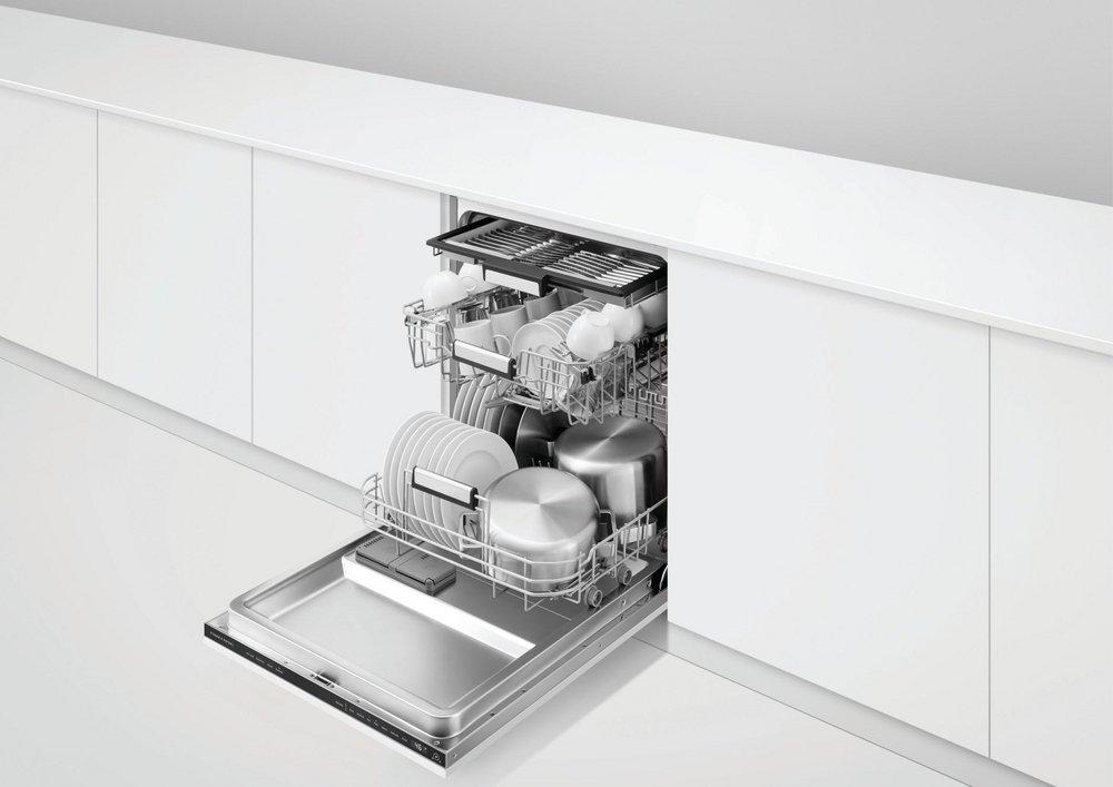 Fisher & Paykel Panel Ready 22-3/4 x 23-3/4 in. 10-Cycle Built-in Dishwasher 