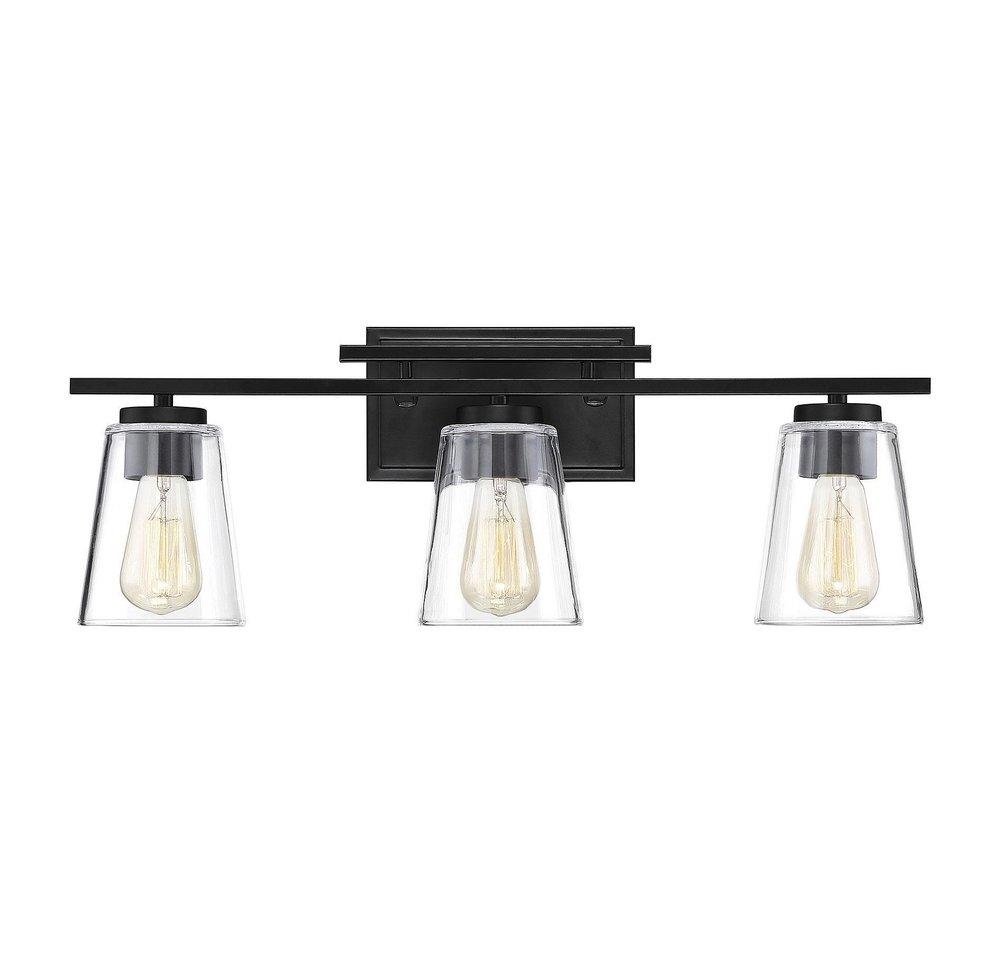 CALHOUN 3 LIGHT BATH BAR BLACK 