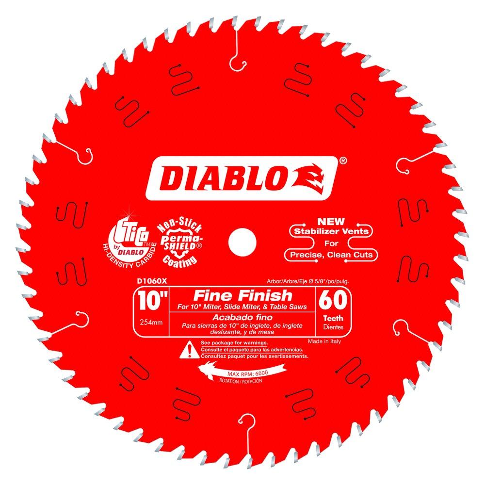 Diablo Tools Red 60 TPI TiCo&trade; Hi-Density Carbide Circular Saw Blade 