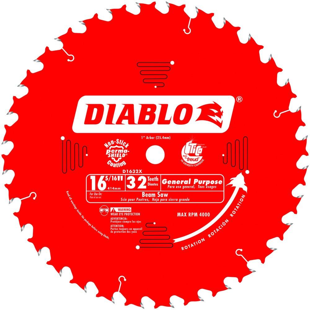 Diablo Tools Red 32 TPI TiCo&trade; Hi-Density Carbide Circular Saw Blade 