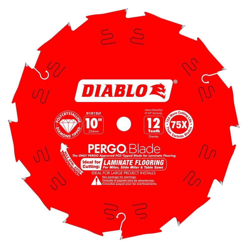 Diablo Tools Red 12 TPI Polycrystalline Diamond Circular Saw Blade 
