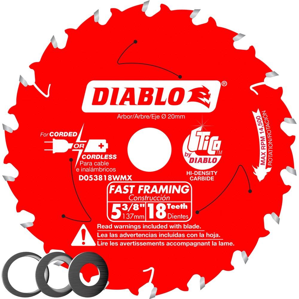 Diablo Tools Red 18 TPI Tico&trade; Hi-Density Carbide Circular Saw Blade 