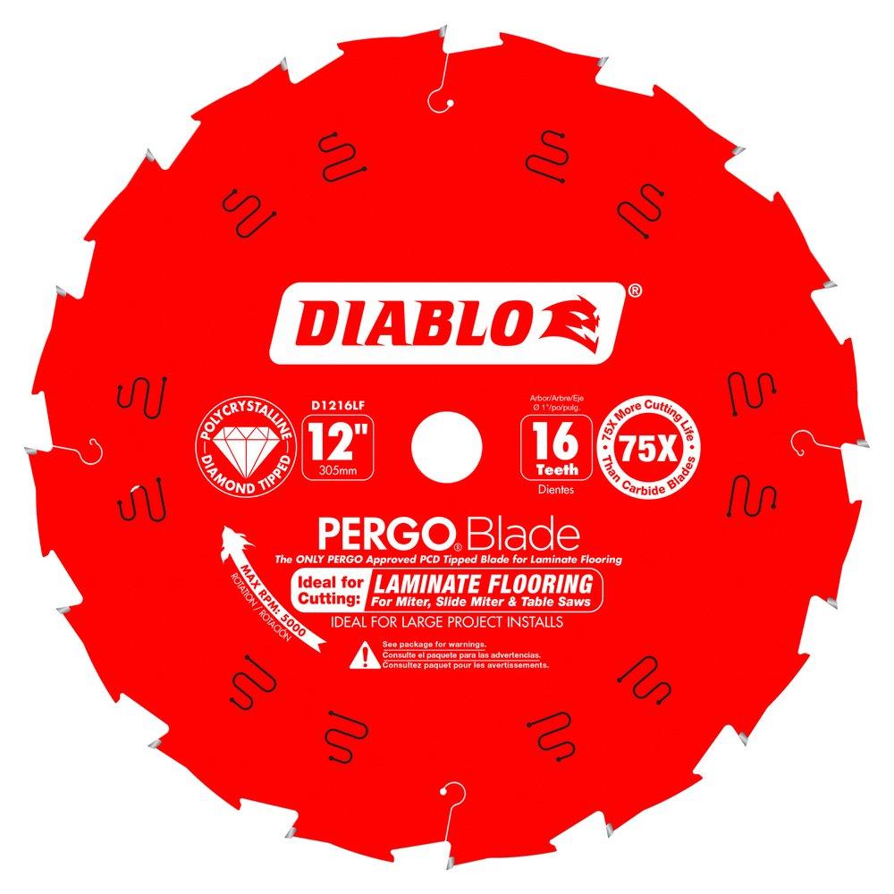Diablo Tools Red 16 TPI Polycrystalline Diamond Circular Saw Blade 