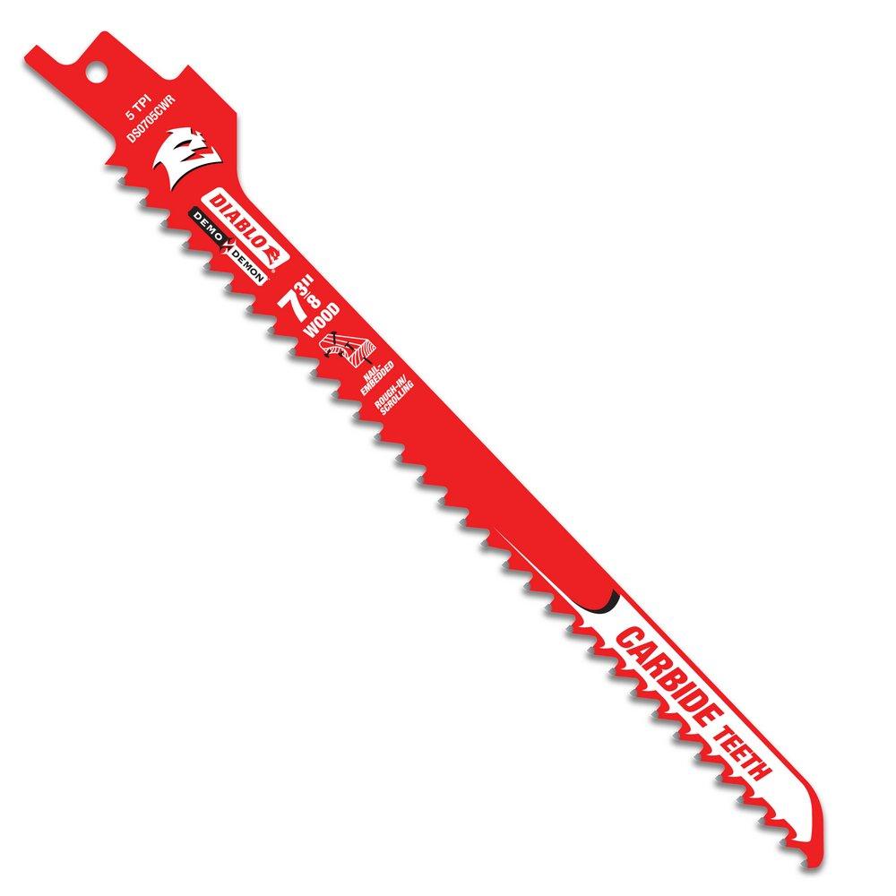 Diablo Tools Red 7-3/8 in. Reciprocating Saw 3 Piece (Pack of 3) 