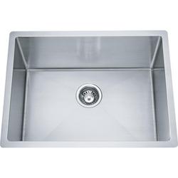 25 in. Undermount Stainless Steel Single Bowl Kitchen Sink