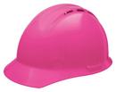 Size 6.5-8 Plastic Vented Hard Hat in Hi-Viz Pink