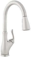 PROFLO&reg; Brushed Nickel Single Handle Pull Out Kitchen Faucet 