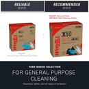 WypAll&reg; White 8-17/50 x 16-4/5 in. Wipes (Case of 10) 