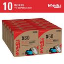 WypAll&reg; White 8-17/50 x 16-4/5 in. Wipes (Case of 10) 