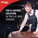 WypAll&reg; White 8-17/50 x 16-4/5 in. Wipes (Case of 10) 