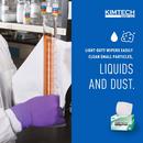 Kimtech&trade; White 4-2/5 x 8-2/5 in. Wipes 