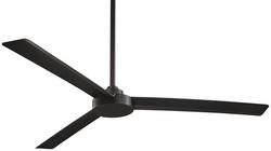 62 in. 3-Blade Indoor/Outdoor Ceiling Fan in Coal