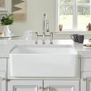 BLANCO White 30 x 19 in. Fireclay Single Bowl Farmhouse Kitchen Sink 