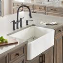 BLANCO White 33 x 19 in. Fireclay Single Bowl Farmhouse Kitchen Sink 