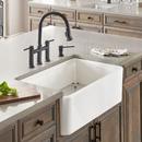 BLANCO White 33 x 19 in. Fireclay Single Bowl Farmhouse Kitchen Sink 