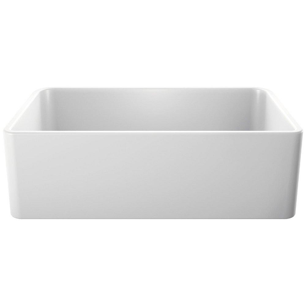 BLANCO White 33 x 19 in. Fireclay Single Bowl Farmhouse Kitchen Sink 