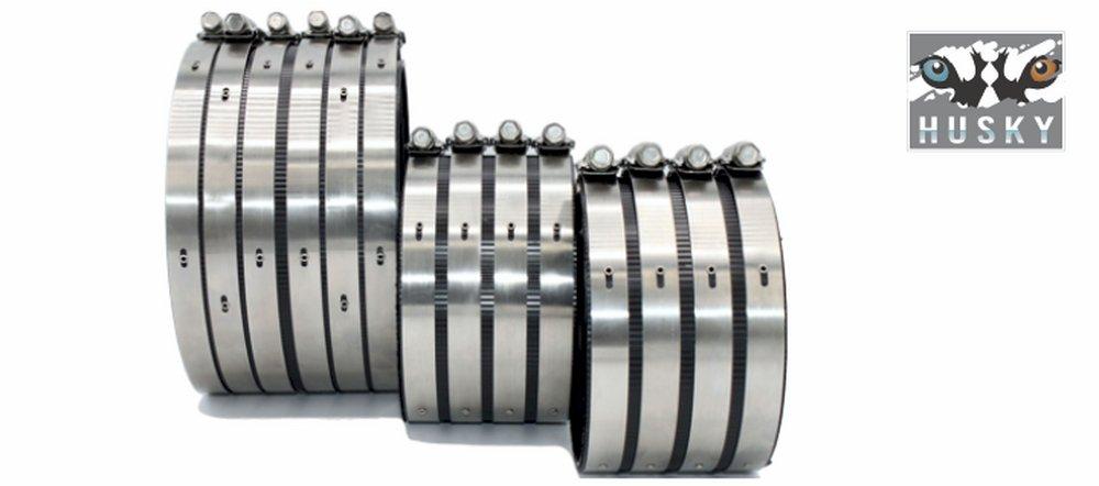 Anaco No Hub 316 Stainless Steel Coupling with Neoprene Gasket 