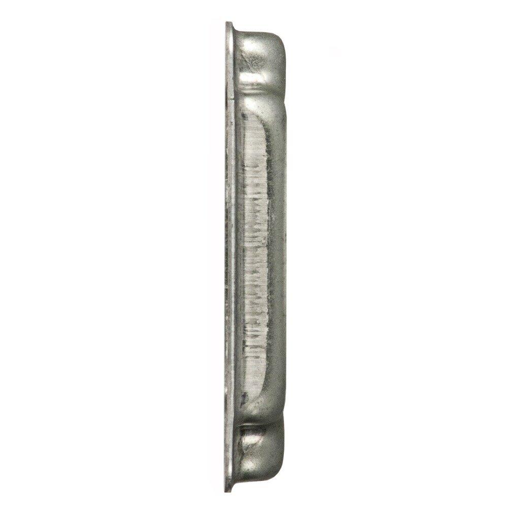 RACO Silver Metal 4-1/8 in. Electrical Box Cover in Silver 