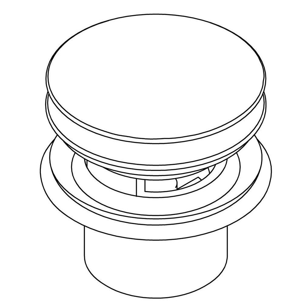 KOHLER White Drain Assembly 