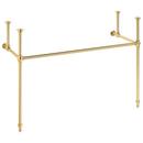 Console Leg in Polished Brass