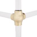 Signature Hardware Polished Brass Console Leg 