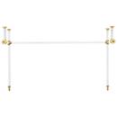 Signature Hardware Polished Brass Console Leg 
