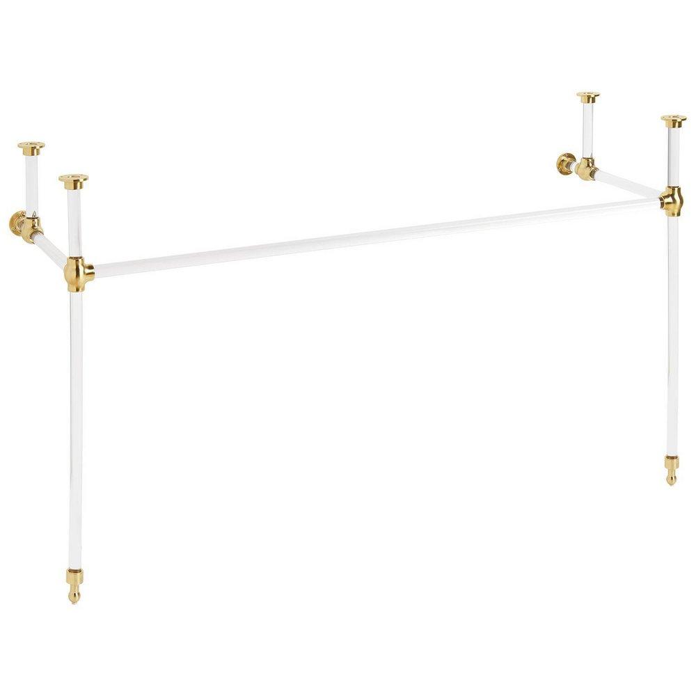 Signature Hardware Polished Brass Console Leg 