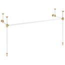 Signature Hardware Polished Brass Console Leg 