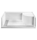 60 x 29-3/4 in. Rectangle Shower Base in White
