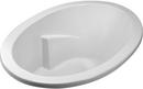 59-1/2 x 41-1/2 in. Whirlpool Drop-In Bathtub with Left Drain in White