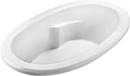 Mti Baths White 69-1/4 x 41-3/4 in. Air Bath Drop-In Bathtub with Left Drain 