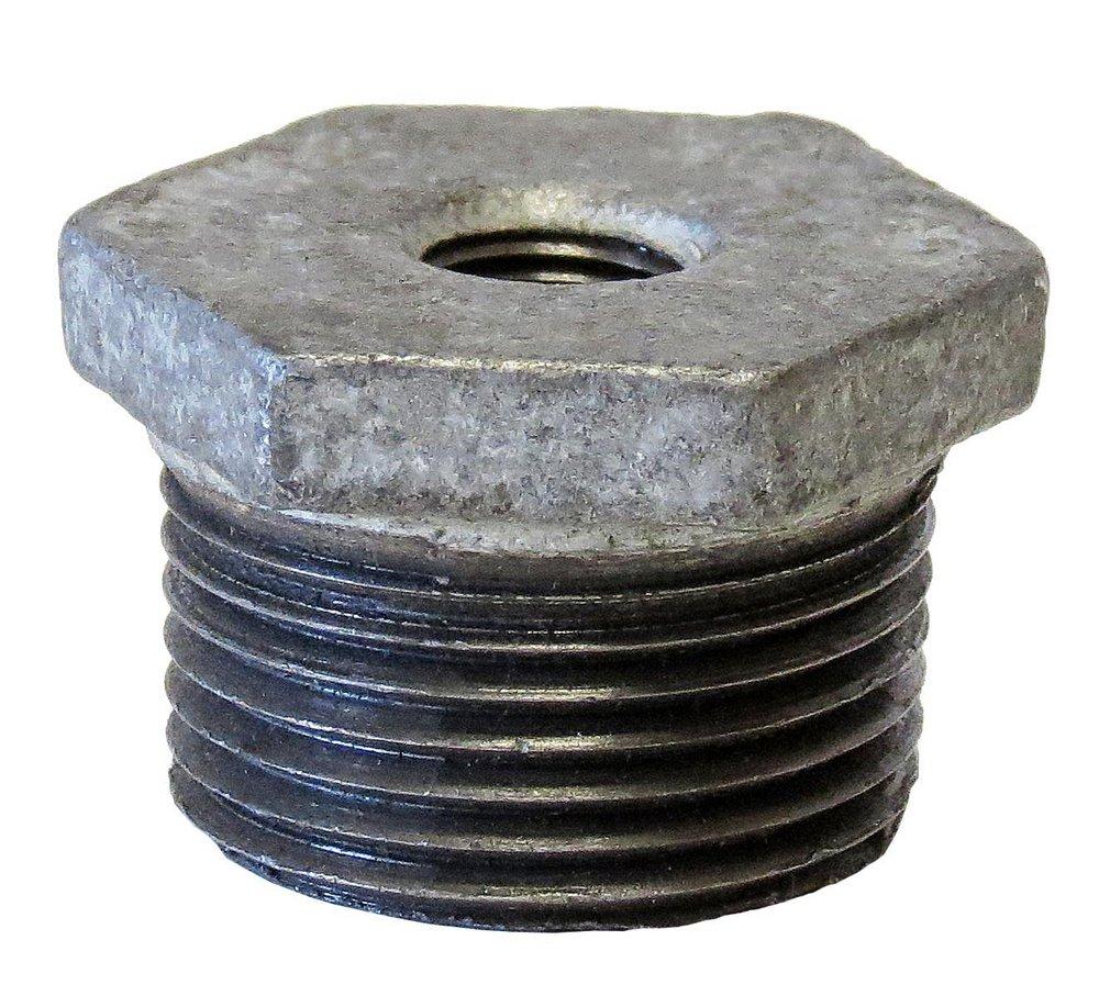 MPT x FPT 300# Domestic Galvanized Malleable Iron Hex Bushing 