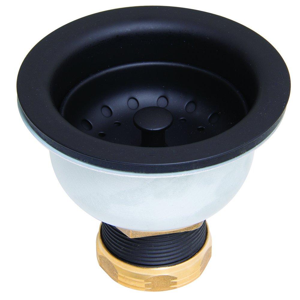 Speakman Matte Black Basket Strainer 
