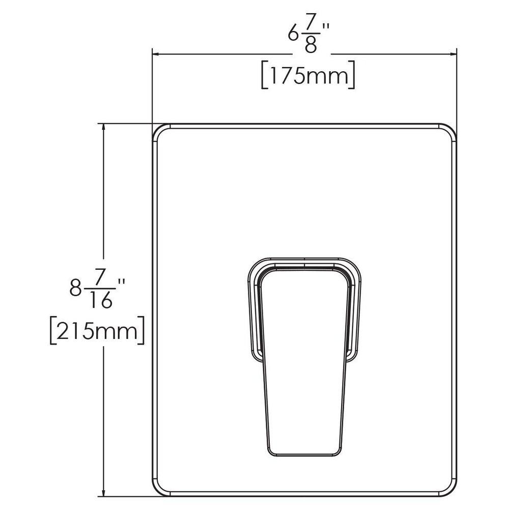 Speakman Polished Chrome Single Handle Bathtub & Shower Faucet (Trim Only) 