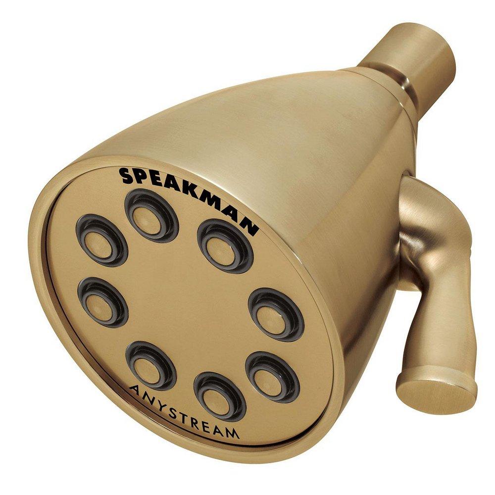 Speakman Brushed Bronze Multi Function Flood and Rain Showerhead 