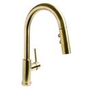 Speakman Aged Brass Pull Down Single Handle Kitchen Faucet 