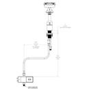 Speakman Polished Chrome 8 in. Brass Electronic Single Handle Eyewash 