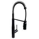 Speakman Matte Black Pull Down Single Handle Kitchen Faucet 