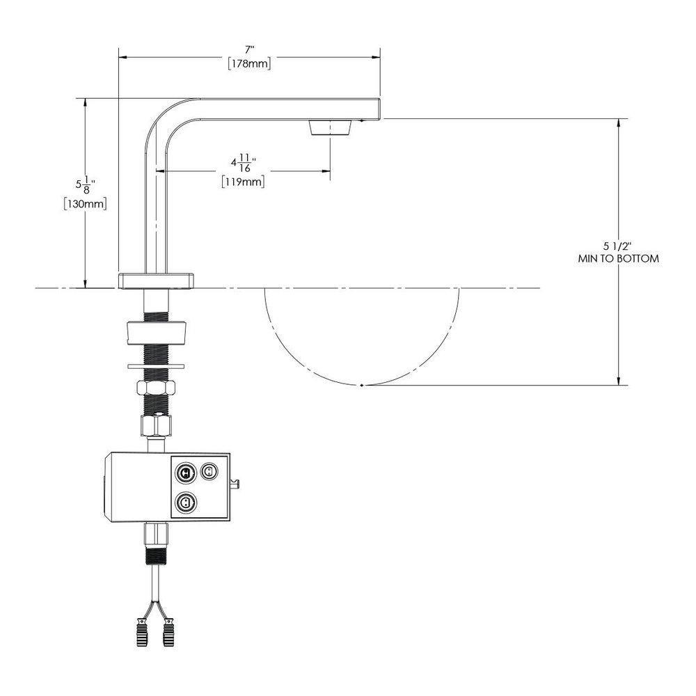 Speakman Polished Chrome Sensor Bathroom Sink Faucet 