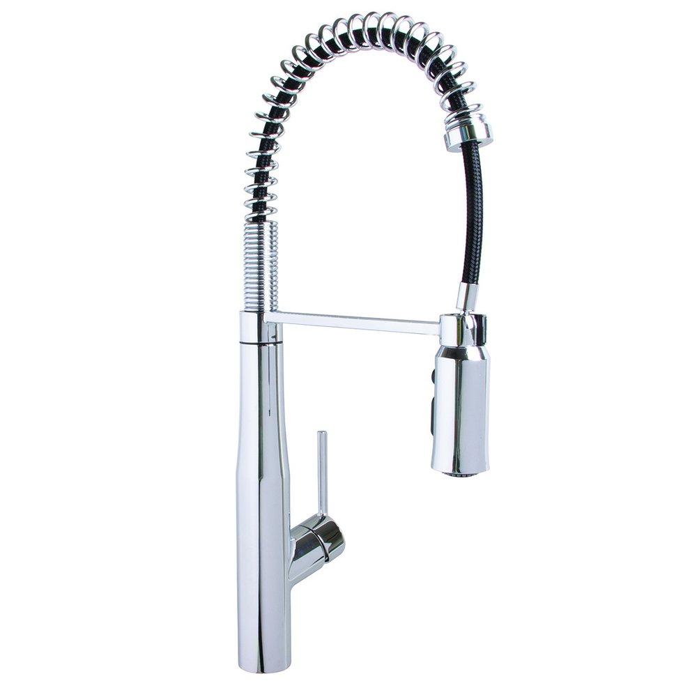 Speakman Polished Chrome Pull Down Single Handle Kitchen Faucet 