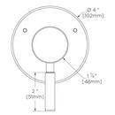 Speakman Matte Black Single Handle Bathtub & Shower Faucet (Trim Only) 