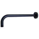 Speakman Matte Black Rain Shower Arm and Flange 