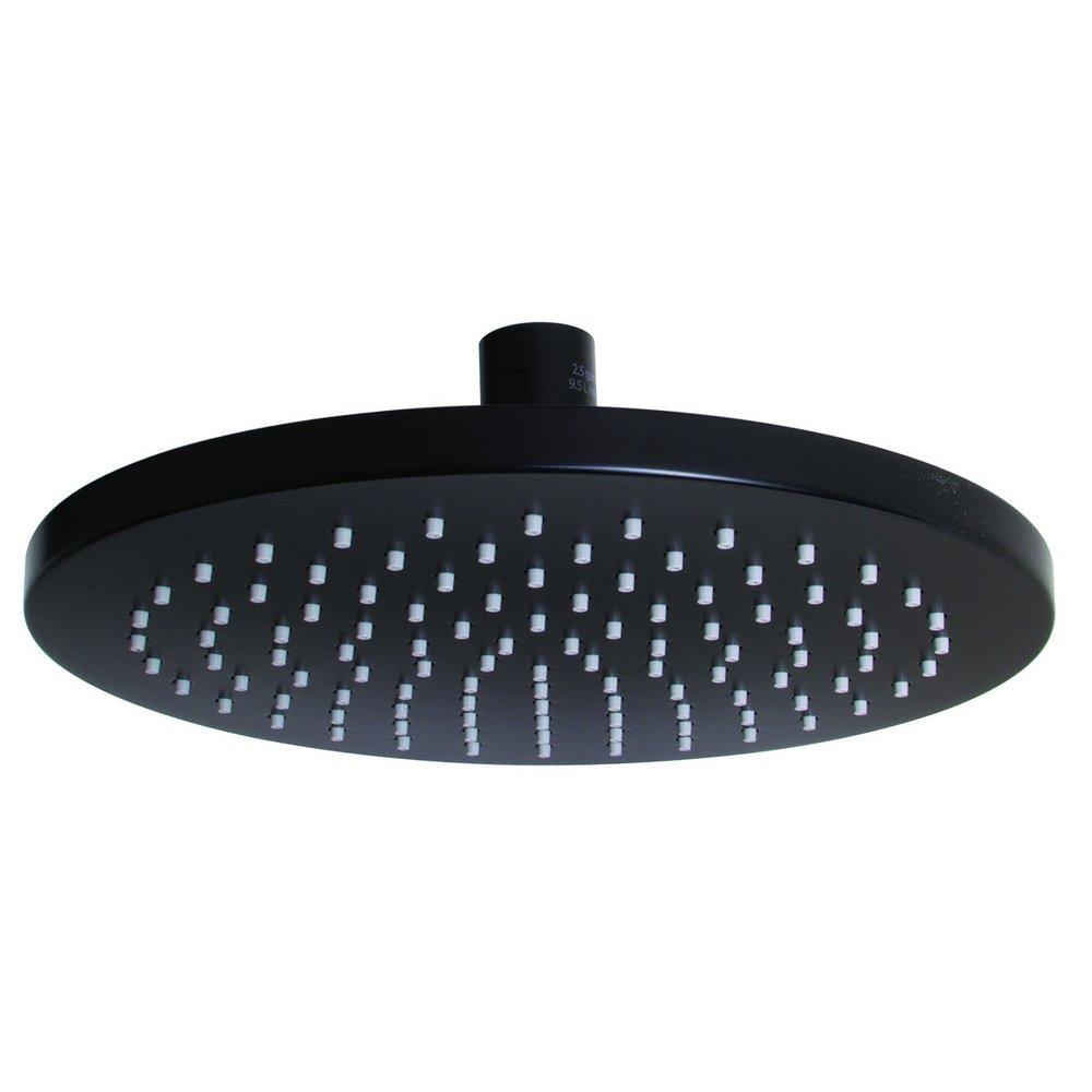 Speakman Matte Black Single Function Rain Showerhead 