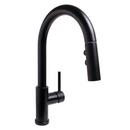 Speakman Matte Black Pull Down Single Handle Kitchen Faucet 