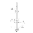 Speakman Matte Black Shower Rail 