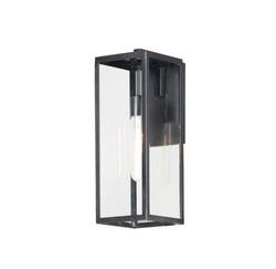 60W 1-Light 17 in. Outdoor Wall Sconce in Dark Bronze