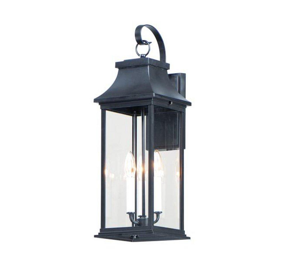 Maxim Lighting&reg; Black 40W 3-Light 24 in. Outdoor Wall Sconce 