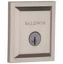 Brass Zinc Keyed Entry Deadbolt Lock in Satin Nickel