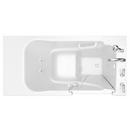 Safety Tubs White 51-1/2 x 29-3/4 in. Whirlpool Walk-In Bathtub with Right Drain 